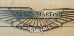 LARGE Aston Martin Car Logo Metal Sign Hand Finished Vintage Car Wall Art