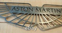 LARGE Aston Martin Car Logo Metal Sign Hand Finished Vintage Car Wall Art