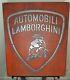 Lamborghini Vintage Metal Sign(handmade)