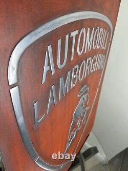 Lamborghini Vintage Metal Sign(handmade)