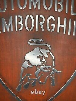 Lamborghini Vintage Metal Sign(handmade)
