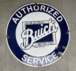 Large Porcelain Buick Vintage Sign Roughly 30 in