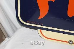 Large Vintage 1951 Firestone Tires Tire Gas Station Oil 2 Sided 48 Metal Sign
