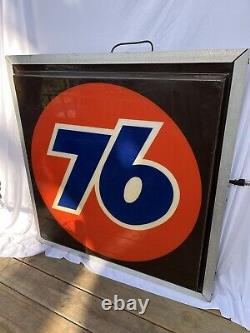 Large Vintage LED UNION 76 Gas Station Sign