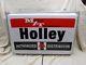 Large Vintage Mickey Thompson Holley Carbs 24 Lighted Speed Shop Garage Sign