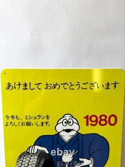 MICHELIN Japan Sign -Vintage Rare Sign- Heavy Metal 24x16 (60x40 cm)