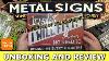 Metal Signs Haul From Temu Vintage Vibes U0026 Solar Surprises