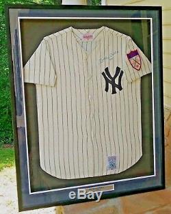 Mickey Mantle #7 Autographed Signed New York Yankees M&n Vintage Jersey Psa Loa