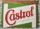 Mint Condition Porcelain Castrol Oil Gas French Clean Sign Vintage Mancave