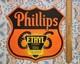 Mint Porcelain Gasoline Oil Sign Vintage