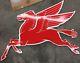 Minty Vintage Original Mobil Pegasus Cookie Cutter Porcelain Sign Gas Oil
