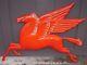 Mobil Oil Flying Horse Pegasus - Original Vintage Porcelain Sign - Mobilgas