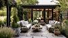 Modern Farmhouse Patio Garden Landscape Design Blending Rustic Elements With Vintage Elegance