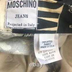 Moschino Women's Jeans Peace Sign Vintage Pants