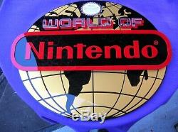 NINTENDO WORLD 3D sign ART display vintage playstation NEW play Sega game 3-D