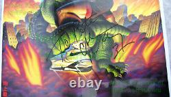 NITF SIGNED Charles Barkley Vintage NIKE Poster #5317 Vs. Godzilla Poster JAPAN