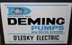 Nos Vintage A-m Inc. 1963 Deming Pumps O'lesky Electric Kingsford Mi Metal Sign