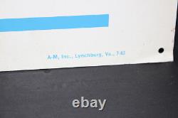 NOS vintage A-M Inc. 1963 Deming Pumps O'Lesky Electric Kingsford MI metal sign