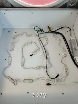 Nice! Vintage Shell 33 Gas Station Light Up Sign All Aluminum Housing