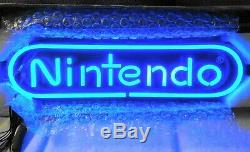 Nintendo Blue Neon Vintage Authentic Noa Sign Display Complete In Box New Sealed