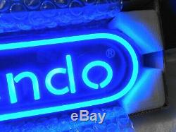 Nintendo Blue Neon Vintage Authentic Noa Sign Display Complete In Box New Sealed