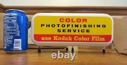 Nos Vintage Kodak Color Processing Service Sign A6-961 With Original Box
