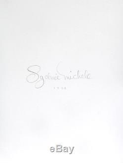 Nude female photo/ 8X10 black & white vintage silver gelatin print/ signed