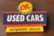 Ok Used Car Porcelain Enamel Sign Check Photos For Measurements