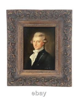 Oil Painting Vintage Sign Artist Ornate Museum Style Sir Portrait