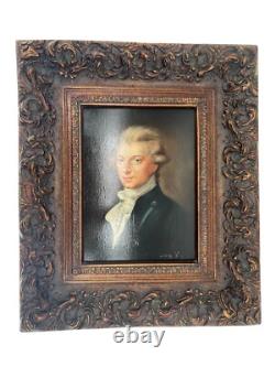 Oil Painting Vintage Sign Artist Ornate Museum Style Sir Portrait