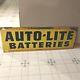 Old Vintage Battery Sign, Autolite Battery Sign Auto Lite Batteries Sign