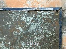 Old Vintage Rare Hindu God Krishna Print Desai Bidi Adv. Iron Tin Sign Board