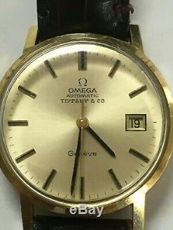 Omega and Tiffany Signed Geneve in 18K