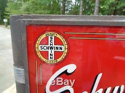 Original Schwinn Bicycle Company Vintage Dealer Sign