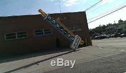 Original Vintage Art Deco Bowling Alley Neon Sign Americana