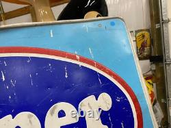 Original Vintage Cooper Tires Sign 45 x 29 GAS OIL AUTO