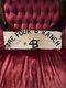 Original Vintage Hand Painted The 4b Ranch Wood Rustic Sign 8x24