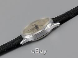 Oversized 3x signed vintage 1950s HELBROS fly-back chronograph mechanical watch