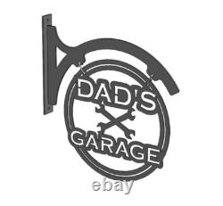 PERSONALIZED Garage Metal Sign Fathers Day Gift Custom Garage Hanging Steel Sign