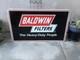 Pick Up Only Vtg 1994 Baldwin Oil Filters Metal Sign Advertising 32 X 52.5 57b