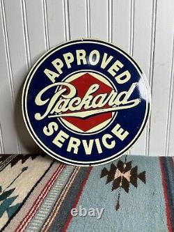 Packard Approved Service Sign Automobile Sign GUC Vintage Rare