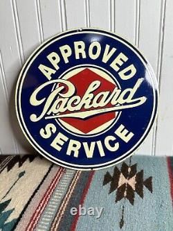 Packard Approved Service Sign Automobile Sign GUC Vintage Rare