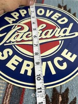 Packard Approved Service Sign Automobile Sign GUC Vintage Rare