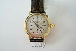 Patek Philippe Antique Split Second Chronograph 18k Gold 44 MM Triple Sign Look