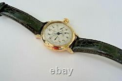 Patek Philippe Antique Split Second Chronograph 18k Gold 44 MM Triple Sign Look