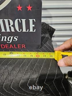 Perfect Circle Vintage Style Metal Flange Sign