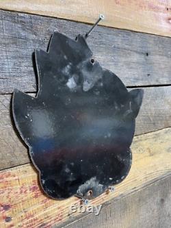 Piggly Wiggly Vintage Porcelain Sign Gas & Oil Diecut Pig Soda Food Store Market