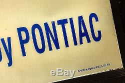 Pontiac GTO Lighted Sign / Vintage Original 1969