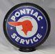 Pontiac Service Gas Globe Sign Filling Station Pump Decor Indian Vintage Garage