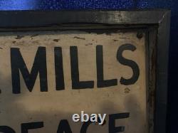 RARE Beautiful Very Old Vintage Justice Of The Peace Sign